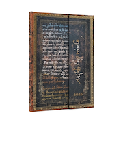 【2026年1月始まり】　ペーパーブランクス（Paperblanks）　ハードカバーダイアリー　B6　ウィークリーレフト　DJ1213-0　ミケランジェロ「手跡