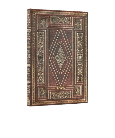 【2026年1月始まり】　ペーパーブランクス（Paperblanks）　ハードカバーダイアリー　A6　ウィークリーレフト　DJ1204-8　ファースト・フォリオ