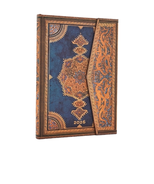 【2026年1月始まり】　ペーパーブランクス（Paperblanks）　ハードカバーダイアリー　B6　ウィークリーレフト　DJ1216-1　サファヴィー・インデ