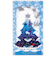 【クリスマス】ホールマーク（Hallmark）　立体クリスマスカード　846879　クリアフライングサンタツリー