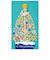 【クリスマス】ホールマーク（Hallmark）　立体クリスマスカード　レーザーカット　846855　カラフル結晶ツリー