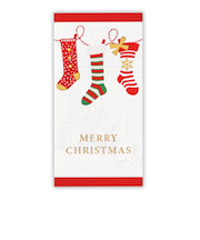 【クリスマス】ホールマーク（Hallmark）　クリスマス金封　848057　暖炉と靴下2