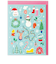【クリスマス】ホールマーク（Hallmark）　二つ折りクリスマスカード　847135　ラメミントグリーンクリスマスモチーフ