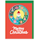 【クリスマス】ホールマーク（Hallmark）　二つ折りクリスマスカード　847159　クリスマスサンタリース