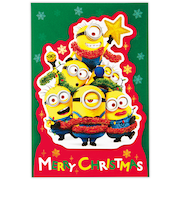 【クリスマス】ホールマーク（Hallmark）　立体クリスマスカード　立てて飾れる　ミニオンズ　846800　ミニオンツリー