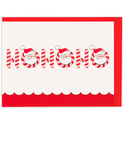 【クリスマス】ホールマーク（Hallmark）　立体クリスマスカード　847111　HOHOHO