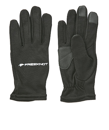 フリーノット（FREEKNOT）　レイヤーテック　eタッチグローブ　Y4619－L－90　ブラック