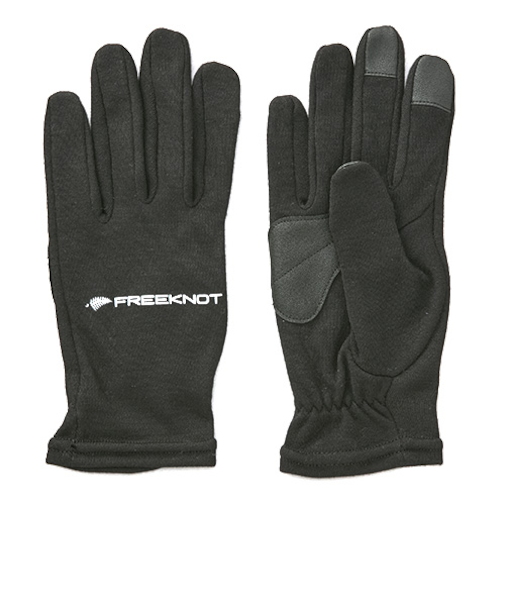 フリーノット（FREEKNOT）　レイヤーテック　eタッチグローブ　Y4619－L－90　ブラック
