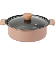 パール金属 多用途卓上鍋 ガラス蓋ザル付 20cm HC-896 IH対応