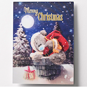 【クリスマス】　イーズプロダクツ　クリスマス3Dポストカード　PX-4562