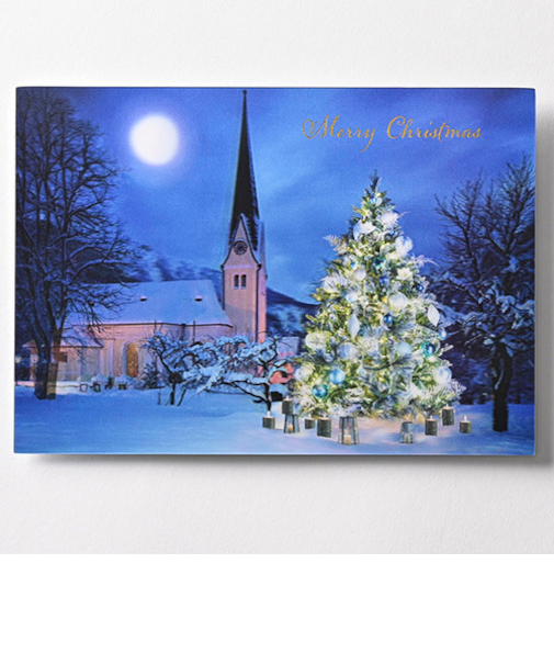 【クリスマス】　イーズプロダクツ　クリスマス3Dポストカード　ビッグサイズ　PX-4565