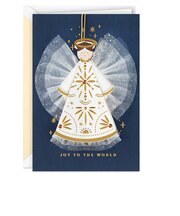 【クリスマス】ホールマーク（Hallmark）　輸入カード　クリスマスカード　シグネチャー　842970　Angel　Ornament
