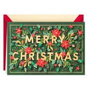 【クリスマス】ホールマーク（Hallmark）　輸入カード　クリスマスカード　シグネチャー　829483　What　a　perfect　time　Merry　C