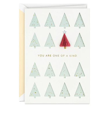 【クリスマス】ホールマーク（Hallmark）　輸入カード　クリスマスカード　シグネチャー　842918　You’re　One　of　the　Best　Kind