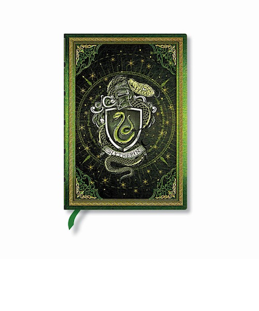 ペーパーブランクス（Paperblanks）　ハリー・ポッターコレクション　ノート　罫線　ミディ　PBD6513　スリザリン