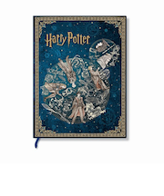 ペーパーブランクス（Paperblanks）　ハリー・ポッターコレクション　ノート　罫線　ミディ　PBD6521　ホグワーツの伝説