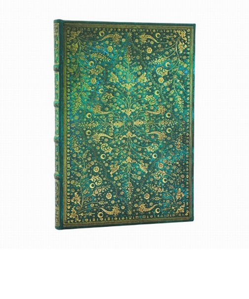 ペーパーブランクス（Paperblanks）　エメラルドの花　ミディ　PB1315-1　自然の恵み