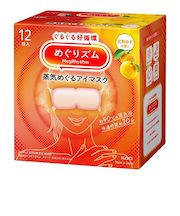 花王　めぐりズム　蒸気めぐるアイマスク　完熟ゆずの香り　12枚入