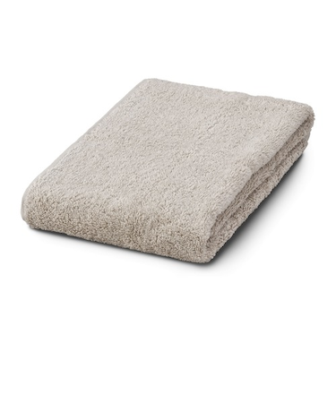 ハンズオリジナル　ふかふかフェイスタオル　34cm×80cm　ライトグレー
