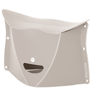 折りたたみ式コンパクトスツール　パタット（PATATTO）　180　グレージュ