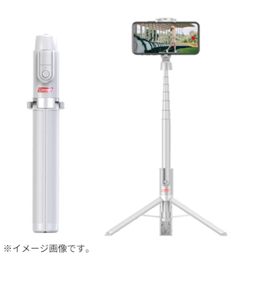 ベルボン（Velbon）　コールマン（Coleman）　セルフィースタンド　ロング　ホワイト