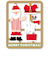 【クリスマス】グリーティングライフ　クリスマスプラモカード　KE－67　おきがえ