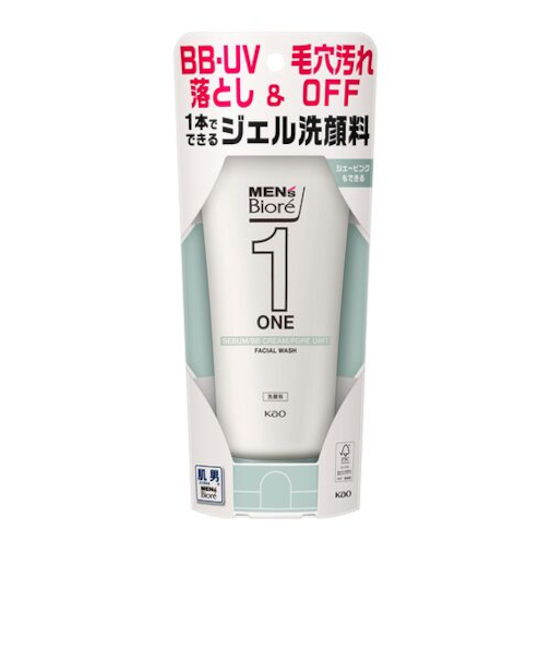 花王　メンズビオレONE　クレンジングジェル洗顔料　200g