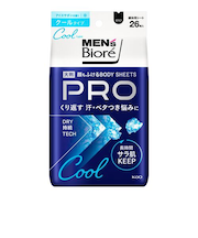 花王　メンズビオレ　顔もふけるボディシートPRO　クールタイプ　アイスサボンの香り
