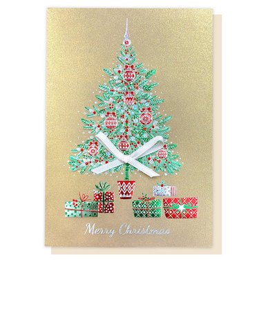 【クリスマス】アクティブコーポレーション　クリスマスイタリアカード　CMGI－623　金