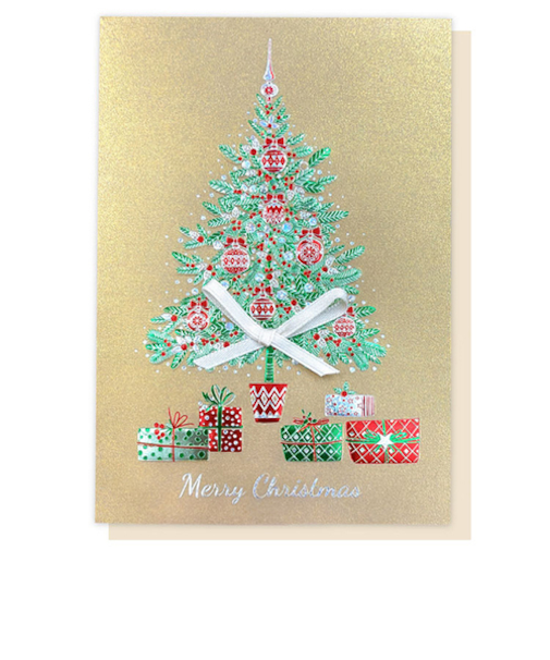【クリスマス】アクティブコーポレーション　クリスマスイタリアカード　CMGI－623　金