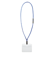 コクヨ（KOKUYO）　名札セット　プロテクト　2つ折　名刺　ナフ－SP195B　青