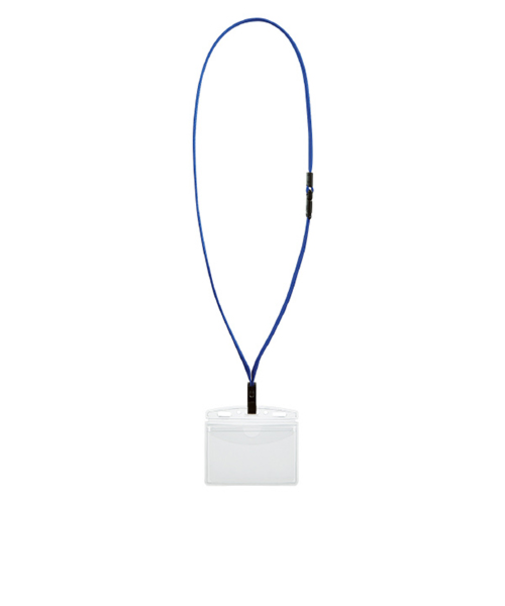 コクヨ（KOKUYO）　名札セット　プロテクト　2つ折　名刺　ナフ－SP195B　青