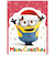 【クリスマス】ホールマーク（Hallmark）　クリスマスミニカード　ミニオンズ　ミニオン　847258　ボブ