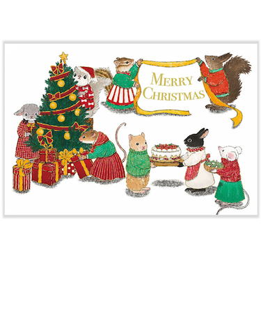 【クリスマス】アクティブコーポレーション　茜ことこ　クリスマスポストカード　CMP－412　小動物