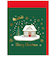 【クリスマス】ホールマーク（Hallmark）　クリスマスミニカード　ミ二　847272　グリーンクリスマスハウス