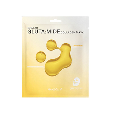 メイクヒール（MAKEHEAL）　グルタマイド（GLUTAMIDE）　コラーゲン　マスクパック　1枚入