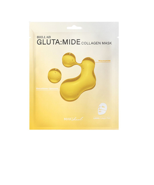 メイクヒール（MAKEHEAL）　グルタマイド（GLUTAMIDE）　コラーゲン　マスクパック　1枚入