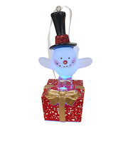 【クリスマス】　グッドモーニングカンパニー　クリスタルライト　フライング　スノーマン