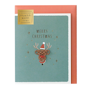 【クリスマス】　ラボクリップ（LABCLIP）　水引ワークス／クリスマスカード　MWCC-TN　トナカイ