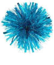 ホールマーク(Hallmark) 輸入ギフトリボン ポンポン 399RSB1213 832384 ターコイズ