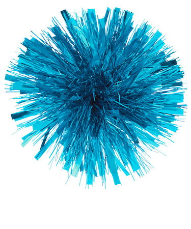 ホールマーク（Hallmark）　輸入ギフトリボン　ポンポン　399RSB1213　832384　ターコイズ