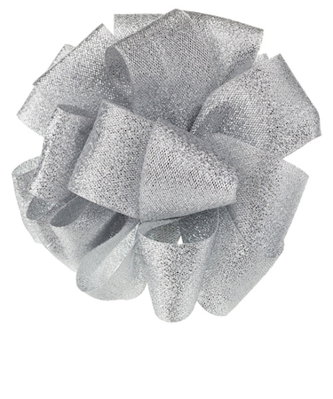 ホールマーク（Hallmark）　輸入ギフトリボン　399RSB1222　832360　メタリックシルバー