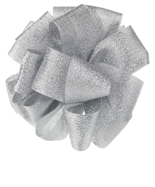 ホールマーク（Hallmark）　輸入ギフトリボン　399RSB1222　832360　メタリックシルバー