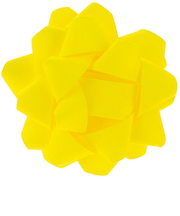 ホールマーク（Hallmark）　輸入ギフトリボン　グログラン　299RSB1234　832421　イエロー