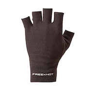 光電子　FREEKNOT　ジッとしていても温かい　レイヤーテック　インナーグローブ　5本カット　Y4609－LL－90　ブラック