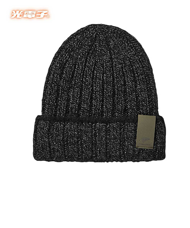 光電子　FREEKNOT　ジッとしていても温かい　FOURON　リブニットワッチ　Y3189－F－90　ブラック