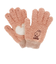 ユビデル　ウサギ肉球手袋　4121YB232　サーモンピンク