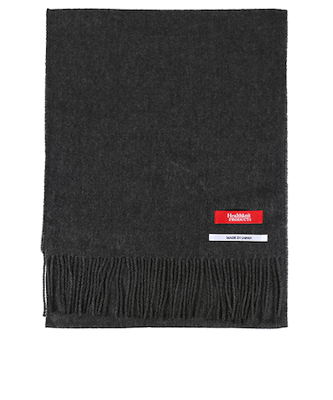ヘルスニットプロダクト（Healthknit　Product）　マフラー　無地グレー