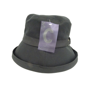 チャビーパックス（CHUBBY　PUCKS）　遮光エッジアップハット　M　2131306BK　ブラック