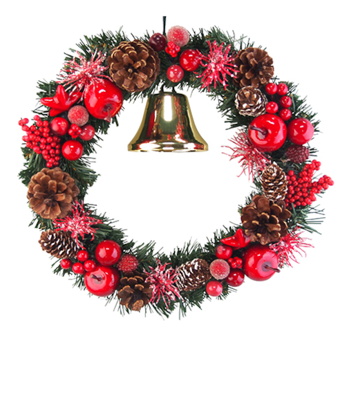 【クリスマス】　ジャパン・オール・クリエイティブ　クリスマスリース　XW－356　レッド